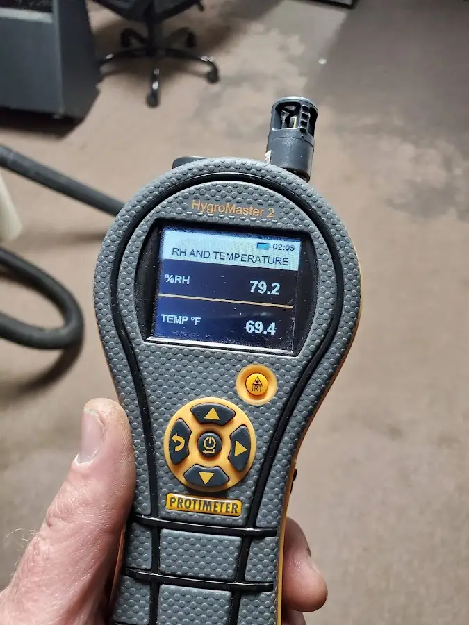 Moisture meter humidity assessment for Fire & Smoke Damage Restoration in Brent